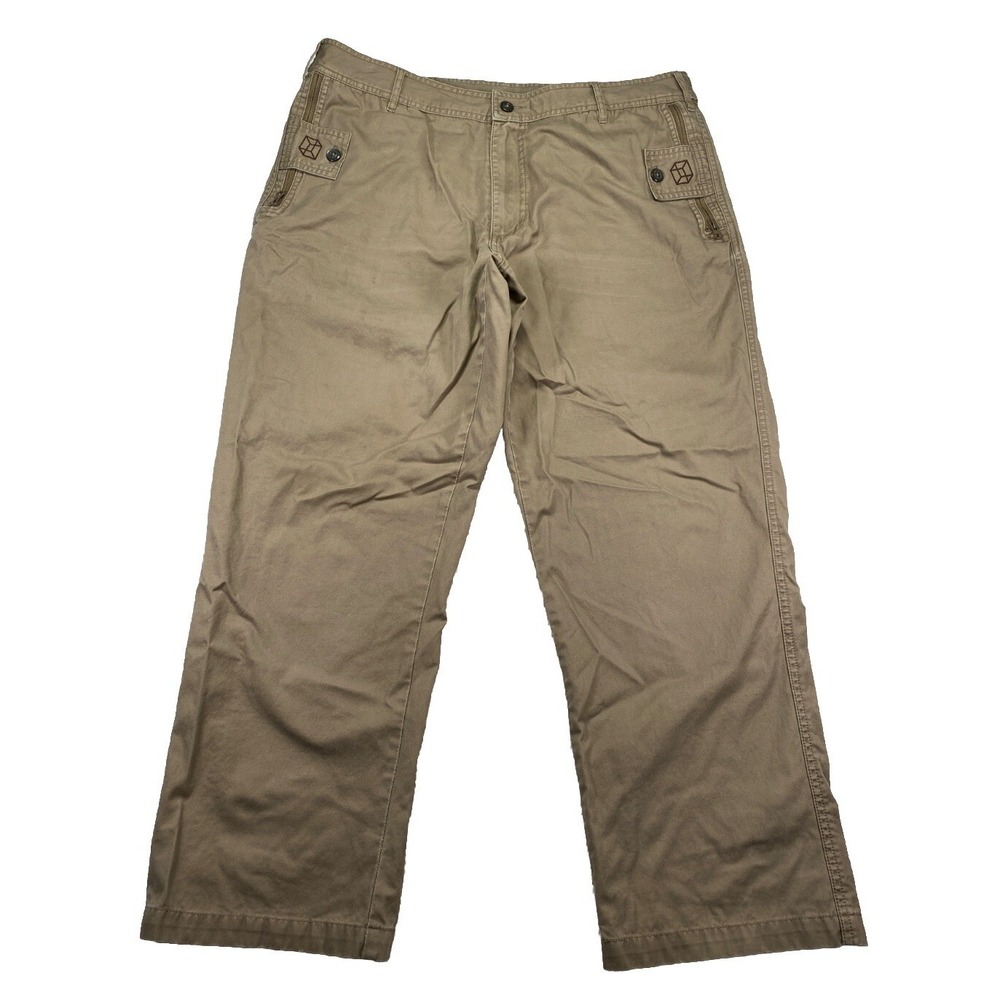 Clothing Arts Men's Pickpocket Proof Pants 38x28 Khaki Cargo P Cubed